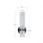 Light Prestige Ambiente LP15101WGR kinkiet 1x6 W grafitowy zdj.2