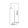 Light Prestige Hat LP16611FWH lampa stojąca 1x3 W biała zdj.2