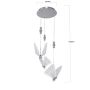 Light Prestige Mariposa LP17153PCH lampa wisząca 3x24 W chrom zdj.2