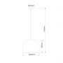 Light Prestige Kanso LP20251P40cm lampa wisząca 1x15 W ratan zdj.2