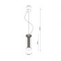 Light Prestige Aeris LP21371PTR lampa wisząca 1x15 W przezroczysta zdj.2