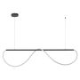Light Prestige Meleca LP23451PMBK lampa wisząca 1x36 W biała-czarna zdj.1