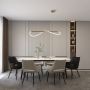 Light Prestige Meleca LP23451PSGDCCT lampa wisząca 1x24 W złota zdj.5