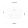 Light Prestige Galactico LP23831CCH plafon 1x15 W chrom zdj.2