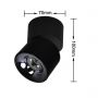 Light Prestige Brema LP26261RMBKmovable lampa podsufitowa 1x10 W czarna zdj.2