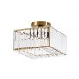 Light Prestige Vetro LP29101CGDsquare plafon 1x15 W złoty zdj.1
