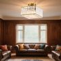 Light Prestige Vetro LP29101CGDsquare plafon 1x15 W złoty zdj.4