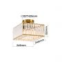 Light Prestige Vetro LP29101CGDsquare plafon 1x15 W złoty zdj.2