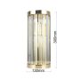 Light Prestige Vetro LP29101WGD kinkiet 1x10 W złoty zdj.2