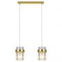 Light Prestige Vetro LP29102LGD lampa wisząca 2x10 W złota zdj.3