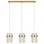 Light Prestige Vetro LP29103LGD lampa wisząca 3x10 W złota zdj.1