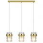 Light Prestige Vetro LP29103LGD lampa wisząca 3x10 W złota zdj.3