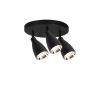 Light Prestige Campana LP31033CBK lampa podsufitowa 3x8 W czarna zdj.2
