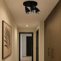 Light Prestige Campana LP31033CBK lampa podsufitowa 3x8 W czarna zdj.3