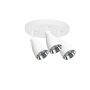 Light Prestige Campana LP31033CWH lampa podsufitowa 3x8 W biała zdj.1