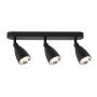 Light Prestige Campana LP31033WSBK lampa podsufitowa 3x8 W czarna zdj.1
