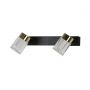 Light Prestige Erovia LP59232WSGD lampa podsufitowa 2x10 W czarna-złota zdj.1