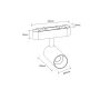 Light Prestige Magnetic Slim LP606MAGSLIM10W4BK lampa magnetyczna 1x10 W czarny zdj.2