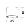 Light Prestige Kendal LP63311SMIP65WH lampa podsufitowa 1x7 W biała zdj.2