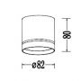 Light Prestige Kendal LP63311SMR1WH lampa podsufitowa 1x7 W biała zdj.2
