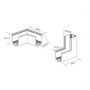 Light Prestige Magnetic Slim LP656MAGSLIMLRSkatBK łącznik x W czarny zdj.2