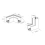 Light Prestige Magnetic Slim LP656MAGSLIMLRSkatWH łącznik x W biały zdj.2