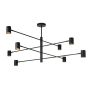 Light Prestige Snow LP7318PBK lampa wisząca x8 W czarna zdj.3