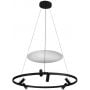 Light Prestige Almeria LP9071PBK lampa wisząca 6x3 W czarna zdj.1