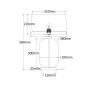 Light Prestige Amur LP9191Tsmoked lampa stołowa 1x15 W przydymiona zdj.2