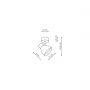 Light Prestige Dravo LP95231WSWH lampa podsufitowa 1x8 W biała zdj.2
