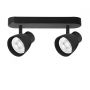 Light Prestige Dravo LP95232WSBK lampa podsufitowa 2x8 W czarna zdj.1