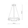 Light Prestige Tura LP97861P60cmBK lampa wisząca 1x36 W czarna zdj.2