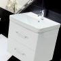 LaVita Nevada 5908211406084 umywalka 60.5x47.5 cm prostokątna meblowa-wpuszczana biała zdj.4