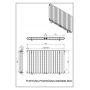 Luxrad Fortuna Podwójna FORP6009907016ZDC grzejnik dekoracyjny 60x99 cm podłączenie dolne zdj.2