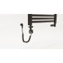 Luxrad Kastor Elektro KAST1215480S040ERG grzejnik elektryczny 121.5x48 cm czarny zdj.3