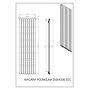Luxrad Niagara Podwójna NIAP20005959003ZDC grzejnik dekoracyjny 200x59.5 cm podłączenie dolne zdj.2