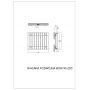 Luxrad Niagara Podwójna NIAP6007459003ZDC grzejnik dekoracyjny 60x74.5 cm podłączenie dolne zdj.2