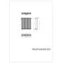 Luxrad Pauer PAU6005007016ZDC grzejnik dekoracyjny 60x50 cm podłączenie dolne zdj.2