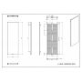 Luxrad V-line VLI15005007016ZDC grzejnik dekoracyjny 150x50 cm podłączenie dolne zdj.2