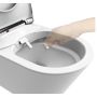 Major&Maker Deluxe A + Coral White 4020FWS200302W toaleta myjąca ze stelażem i przyciskiem wisząca bez kołnierza biała zdj.10