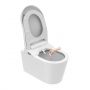 Major&Maker Topaz + Coral White 4701FWS200302W toaleta myjąca ze stelażem wisząca bez kołnierza biała zdj.9