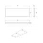 Meissen Keramik Kontra S801532 blat 140x50 cm czarny zdj.2