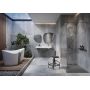 Meissen Keramik Kontra S169002 ścianka prysznicowa walk-in 140 cm chrom połysk/szkło przezroczyste zdj.3