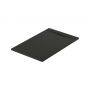Meissen Keramik Kontra S207022 brodzik prostokątny z maskownicą 140x90 cm czarny zdj.1