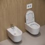 Meissen Keramik Werta K691005 miska wc wisząca bez kołnierza ze spłukiwaniem wirowym biały połysk zdj.6