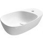 Meissen Keramik Kontra K682002 umywalka 60x40 cm nablatowa biała zdj.1