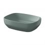 Meissen Keramik Farva K712018 umywalka 50x38.5 cm prostokątna nablatowa zielona zdj.1