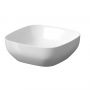Meissen Keramik Farva K712023 umywalka 38x38 cm kwadratowa nablatowa biała zdj.1