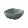 Meissen Keramik Farva K712027 umywalka 38x38 cm kwadratowa nablatowa zielona zdj.1