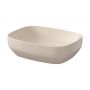 Meissen Keramik Farva K712034 umywalka 50x38.5 cm prostokątna nablatowa brąz/beż zdj.1